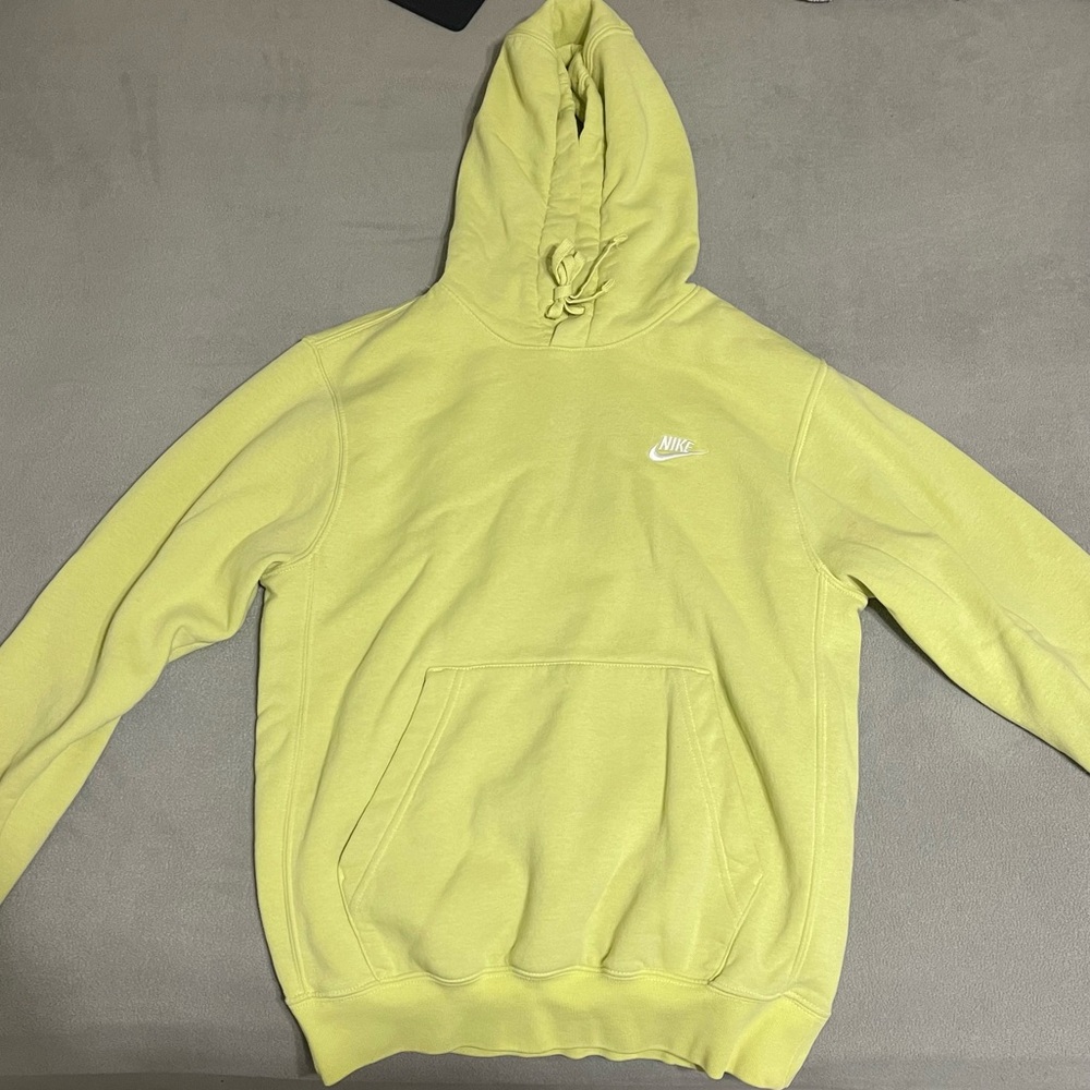 Neon green/yellow Nike hoodie